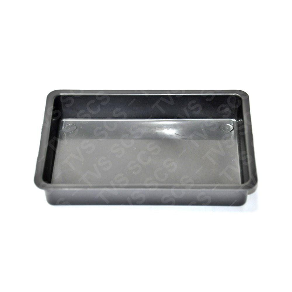 Black plastic drip tray 5" x 8"
