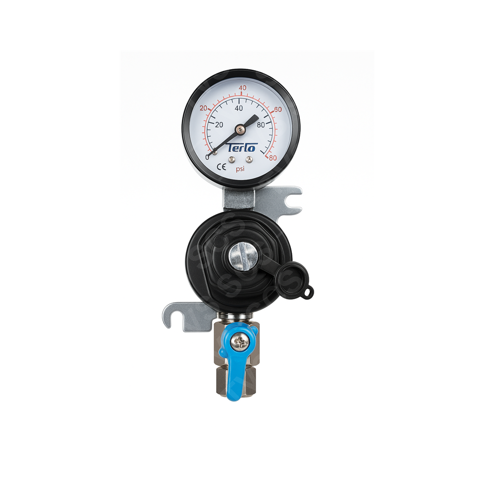 Single secondary valve with gauge (Tecflo)