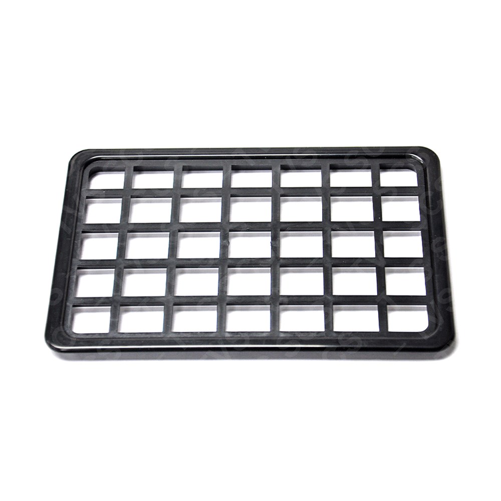 Black plastic drip tray lid 5" x 8"
