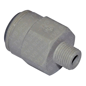 Meter inlet, 3/8" x 1/8" BSW