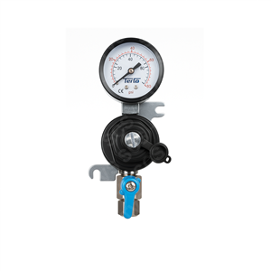 Single secondary valve with gauge (Tecflo)