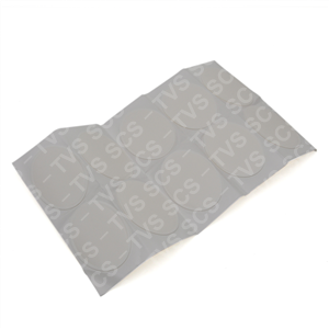 Gasket for oval plaques in sheets of 7