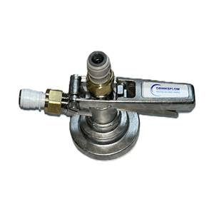 Drinksflow G Type keg coupler with JG fittings